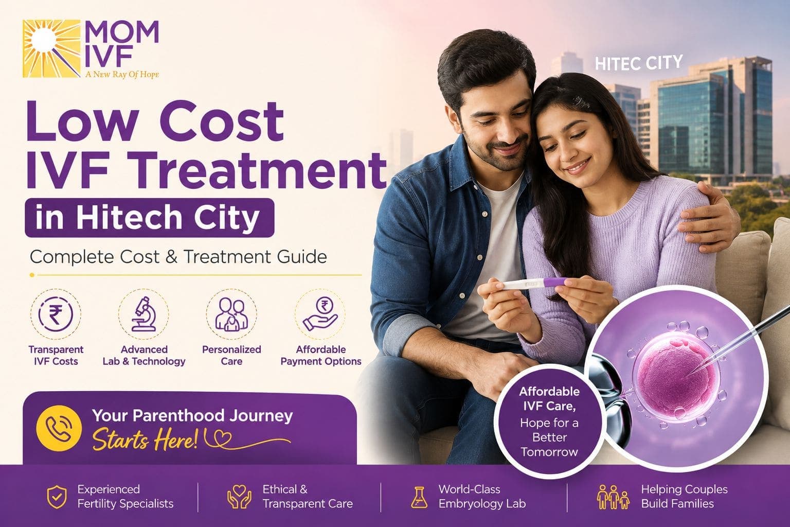 Low Cost IVF Treatment in Hitech City: Complete Cost & Treatment Guide